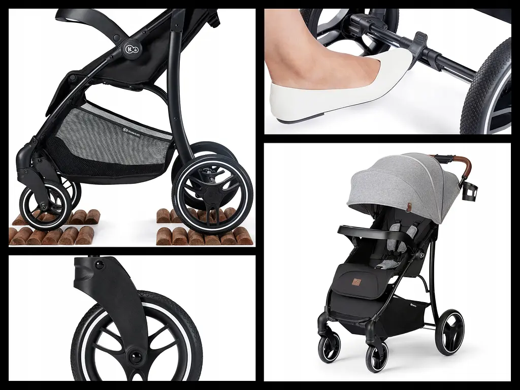 Прогулянкова коляска Kinderkraft Cruiser LX Grey - фото 9