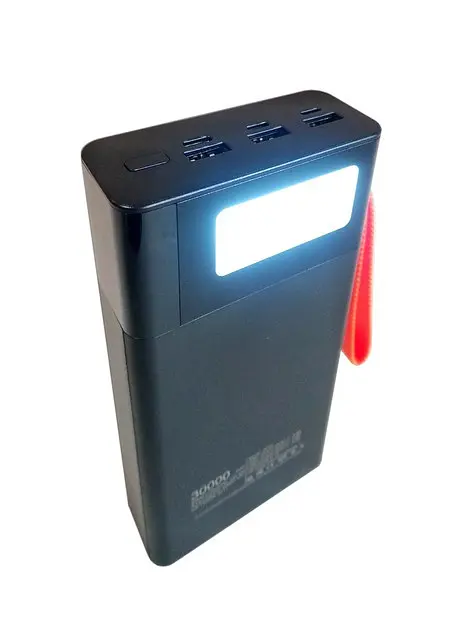 Внешний аккумулятор Sky Dolphin SP07 30000 mAh портативная зарядная батарея - фото 4