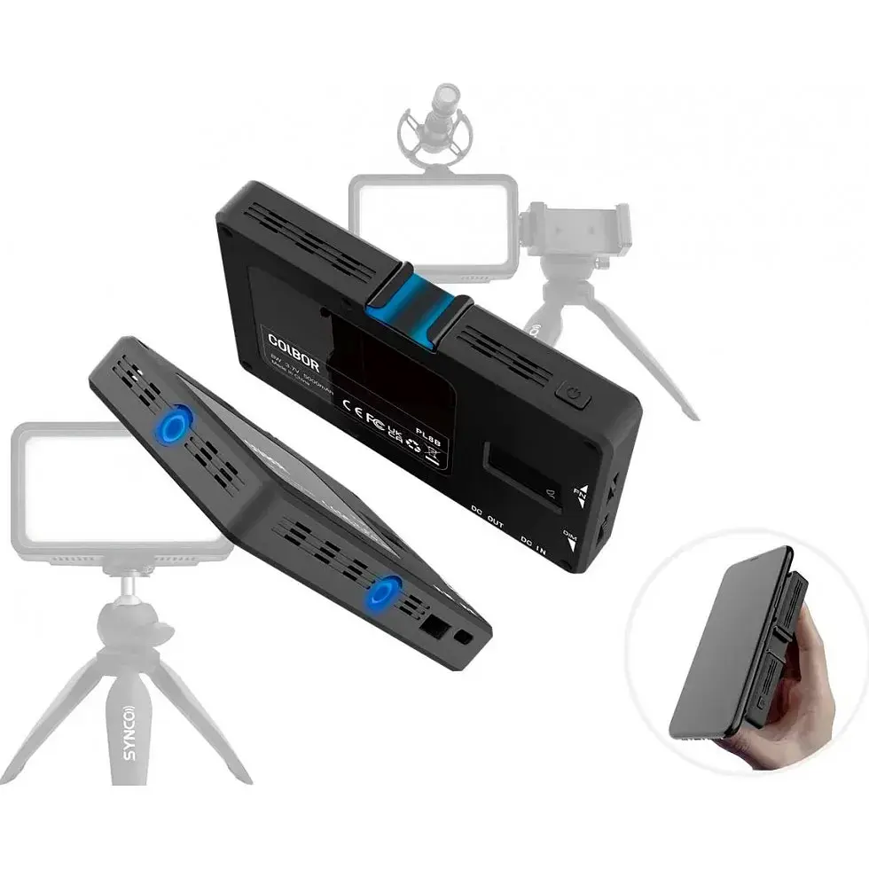 Накамерный свет Colbor PL8B LED Bi-Color Ra98+ 2500-9000К [103997] - фото 2