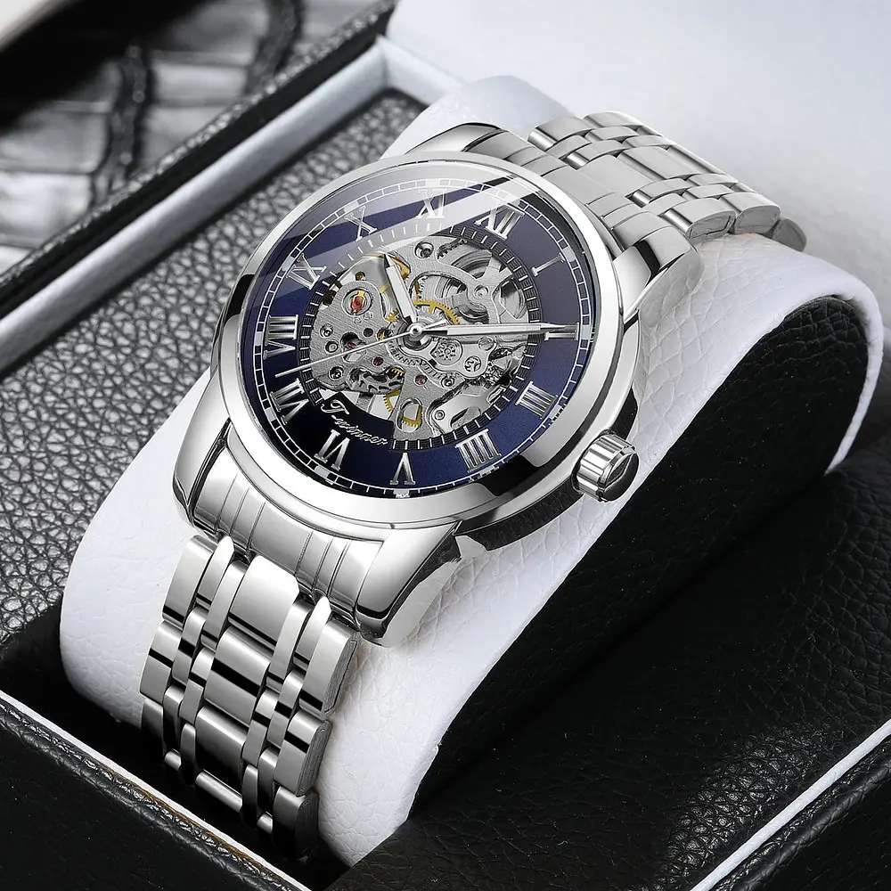 Наручные часы мужские 8250 Silver-Blue Winner acs0029768 - фото 3
