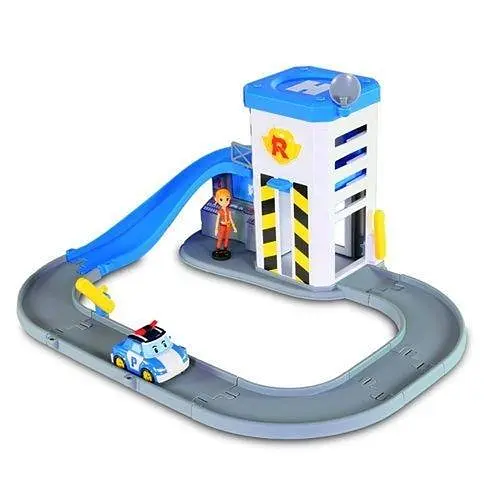 Трек з підйомником Robocar Poli з металевою машинкою Полі і фігуркою Джин (83316) - фото 2