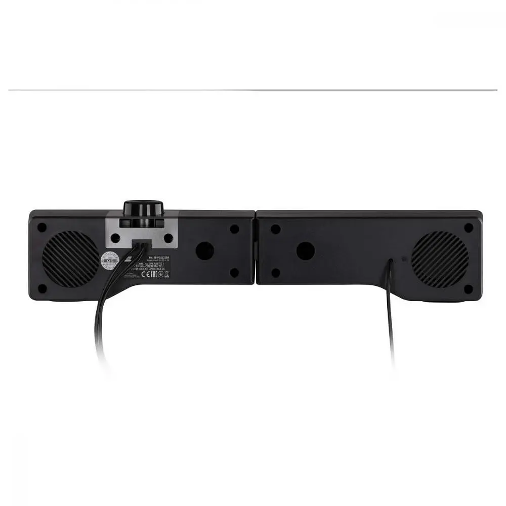 Саундбар 2E PCS232 Soundbar 2.0 USB Black (2E-PCS232BK) - фото 3