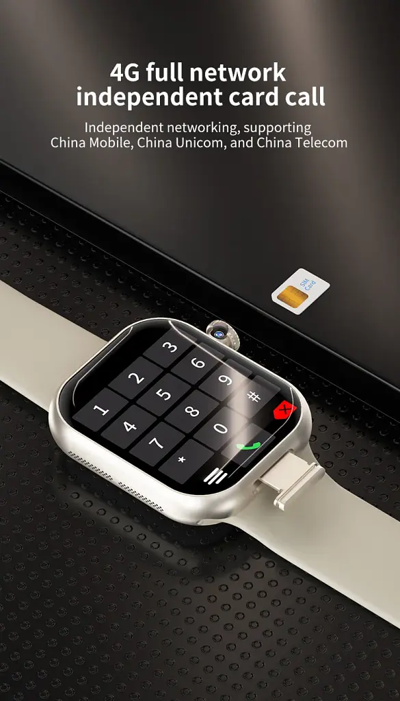 Розумний Смарт-годинник Wonlex MT107 3GB+32GB Original Наручний годинник-смартфон для соцмереж та месенджерів (19535) - фото 8