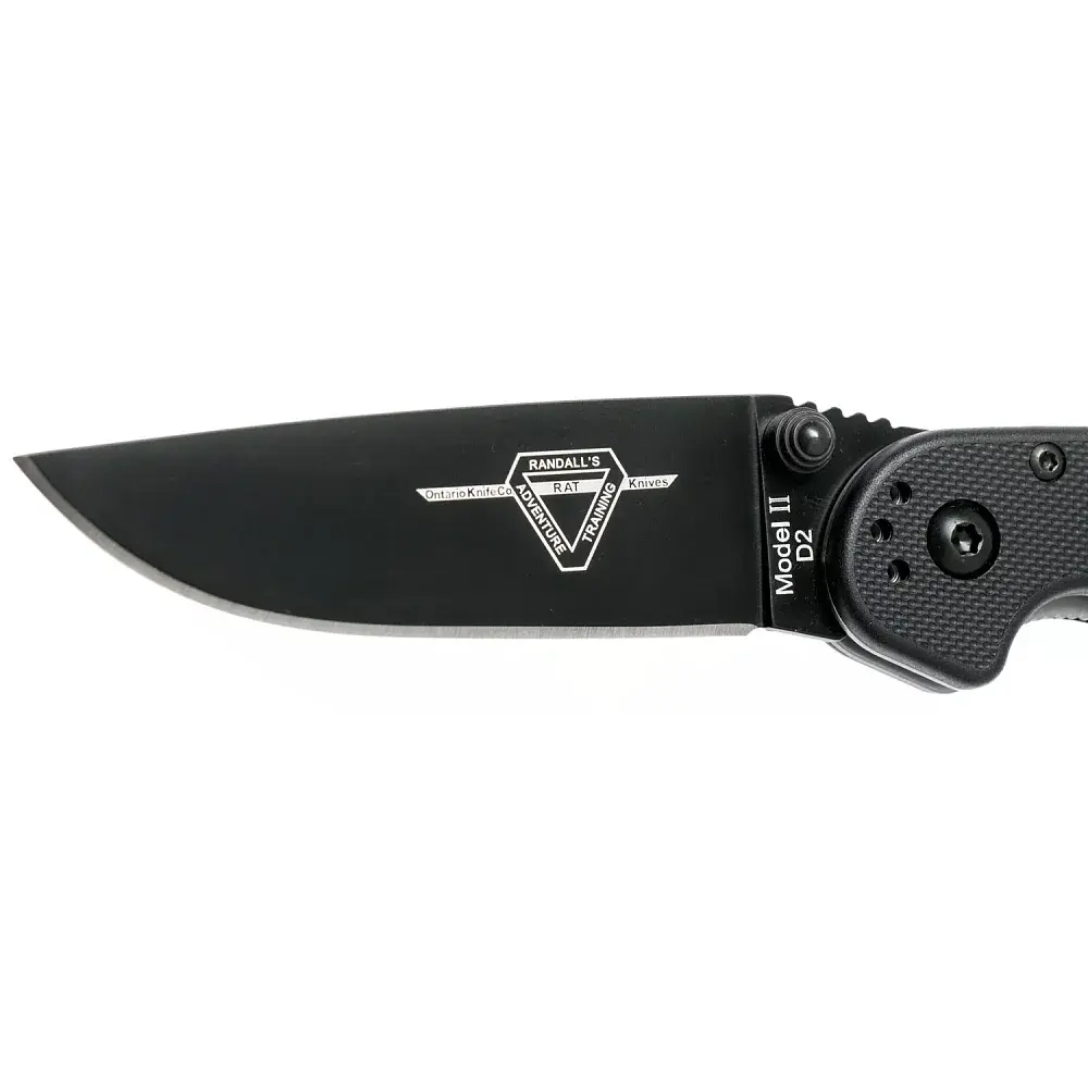 Ніж Ontario Knife RAT II D2 BB Black - фото 3