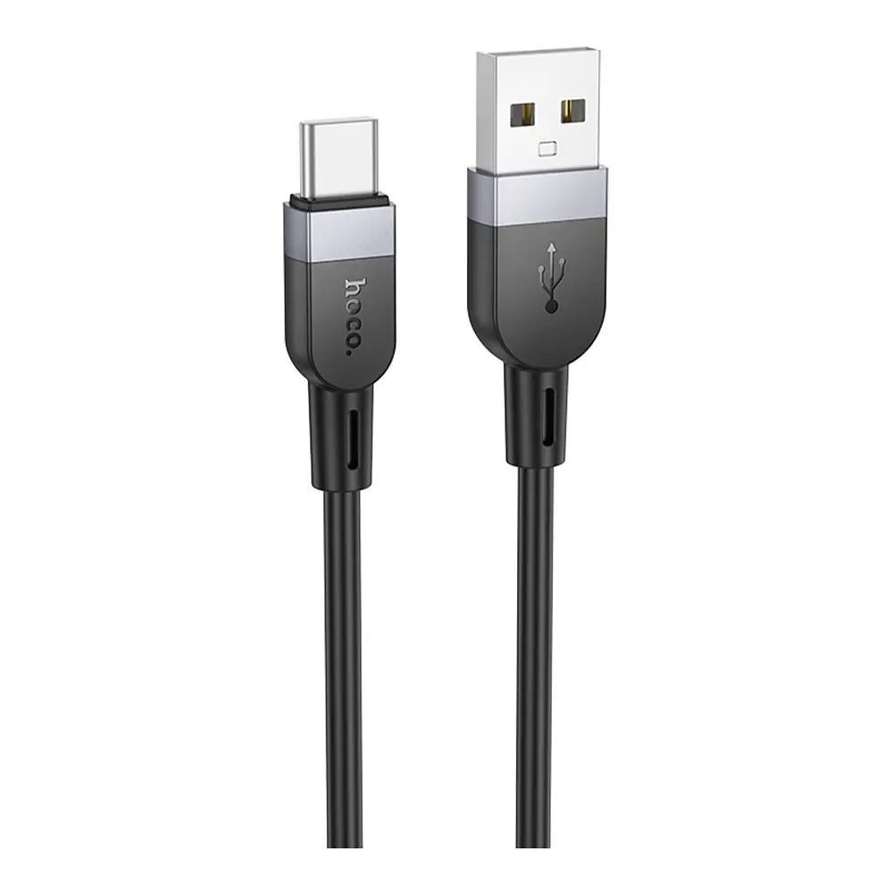 Кабель синхронізації Hoco X109 Silicone USB to Type-C 3A 3m Black (35933_3605842) - фото 2