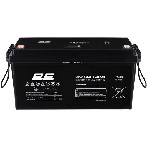 Акумулятор 2E LFP2485 LCD 8S LiFePo4 24V 85Ah (2E-LFP2485-ABC) - фото 6