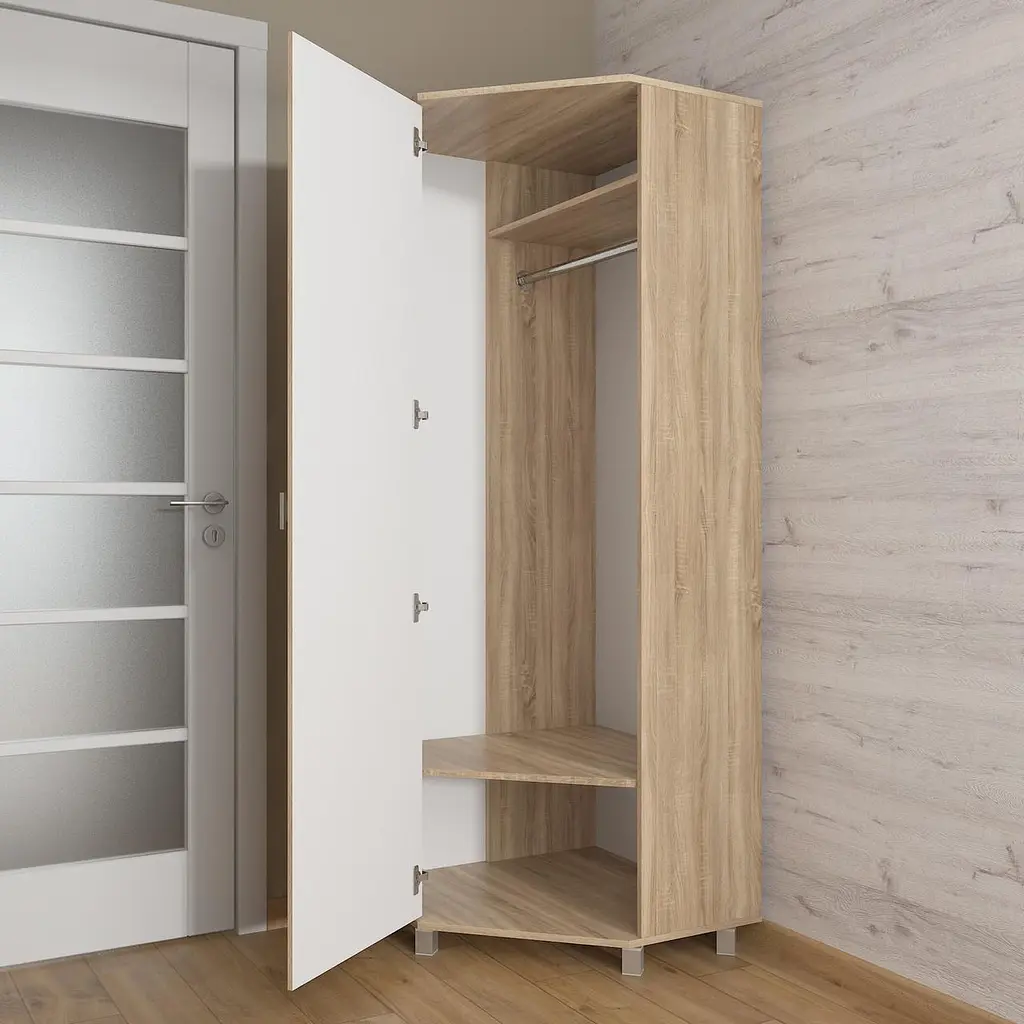 Шафа кутова для одягу Moreli Id27-1464 700x1930x700 мм Дуб сонома (id27-sh1464-sonoma) - фото 2