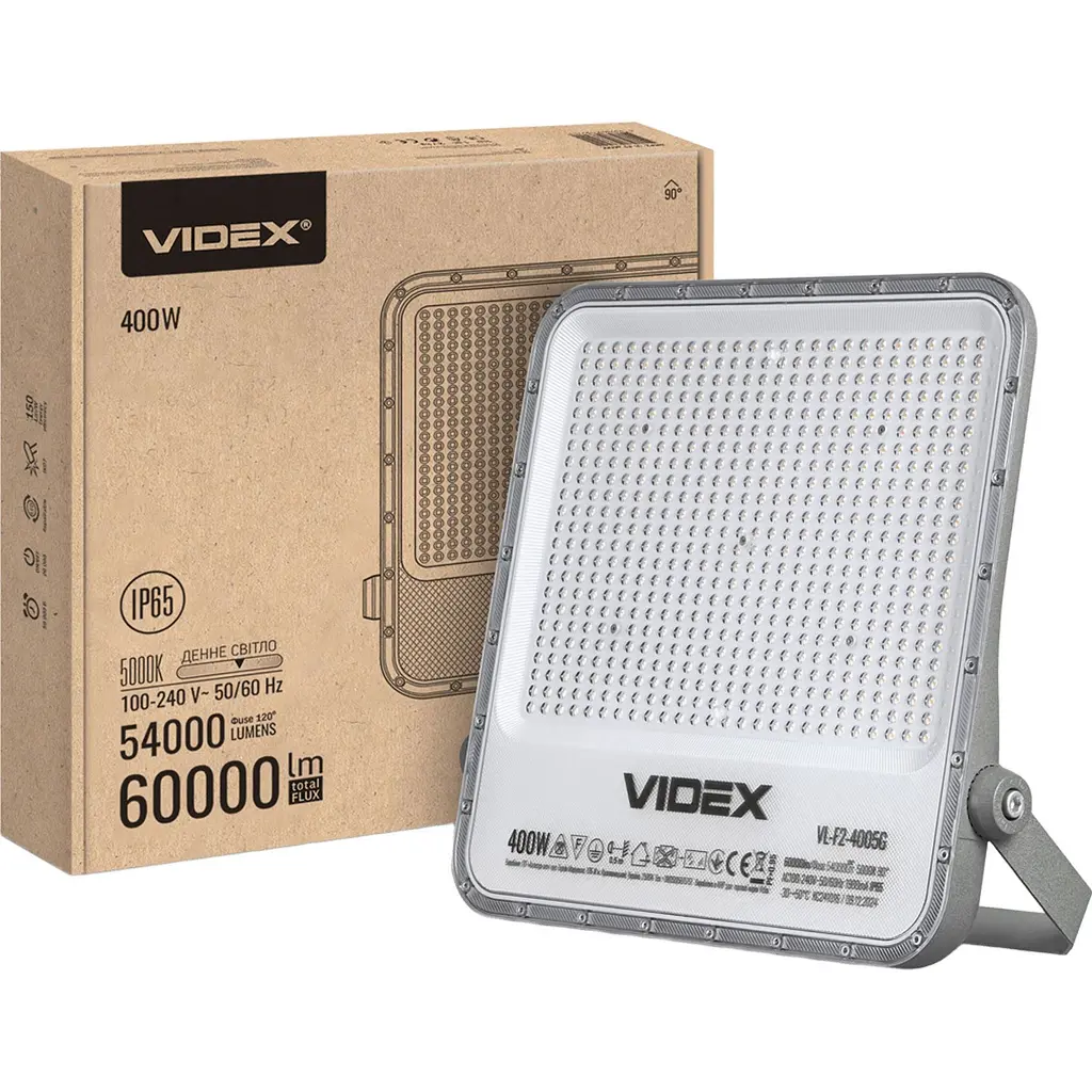 Світлодіодний прожектор Videx Premium F2 400W 5000K (VL-F2-4005G) [144860] - фото 6