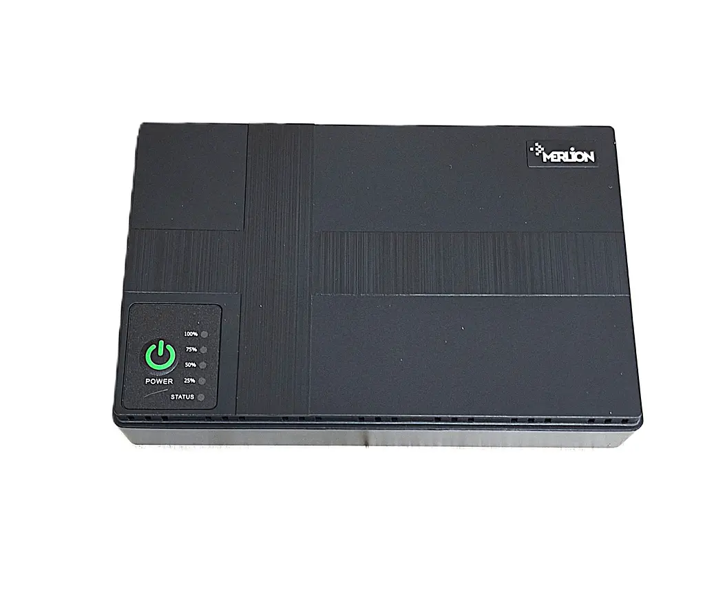 Міні ДБЖ для роутера DC1018P 10400mAh 18W 3xDC 5V/9V/12V USB PoE LAN 15/24V, 8-10 год роботи - фото 3