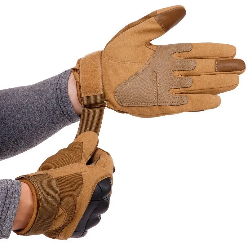 Тактические перчатки T-Gloves размер L койот - фото 4