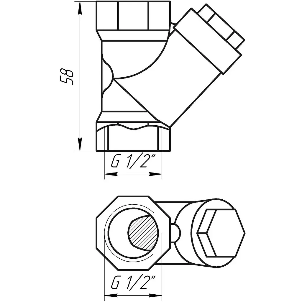 Фільтр грубого очищеня Arco 1/2″ 01830 Spain 000000707 - фото 5