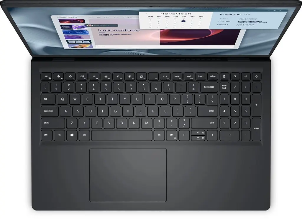Ноутбук Dell 15.6 Pro 15 Essential FHD AG/Ryzen 3 7320U/8GB/512SSD/UMA/W11H/Black (PV15255MDO851UA_W11H) - фото 4