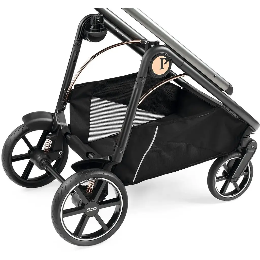 Коляска Peg-Perego Veloce 500, 2 в 1, вишукано-коричнева зі смужкою (PACK-VEL2100000003) - фото 8