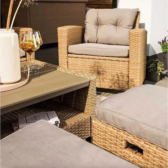 Набор садовой мебели Di Volio Firenze бежевый/светло-серый - фото 3