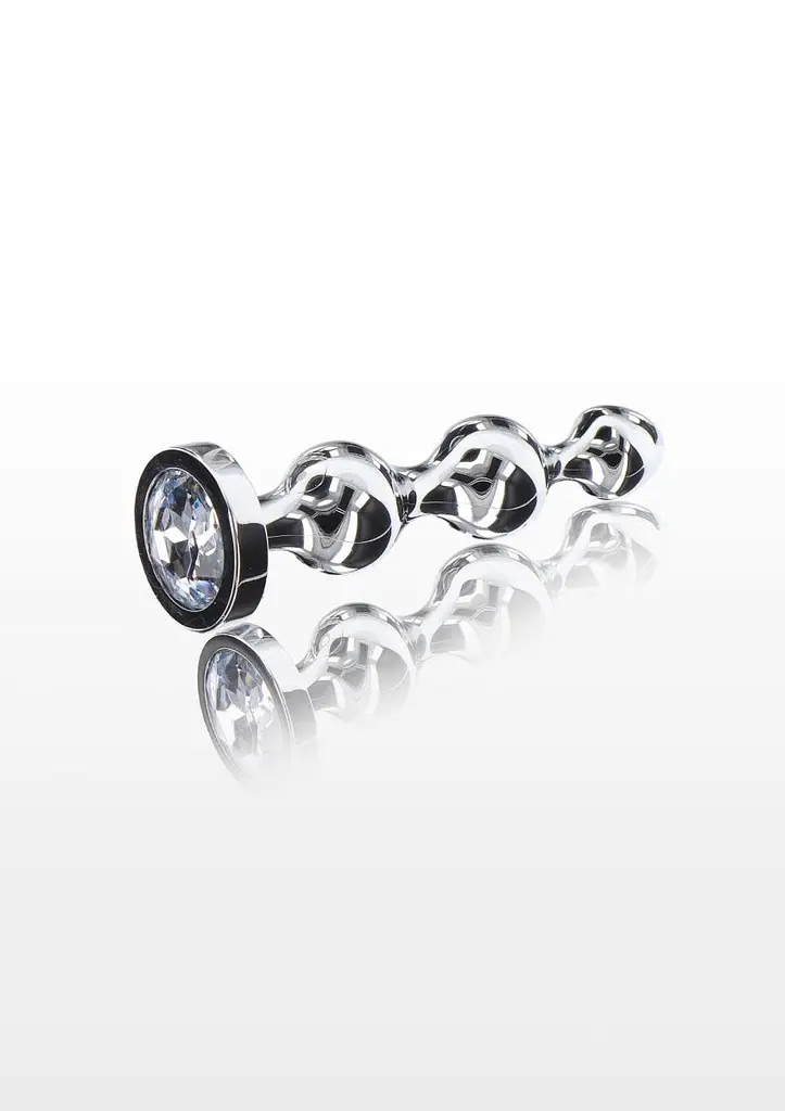 Пробка анальна Toy Joy Medium Diamond Star Beads, 11.7х2.7 см