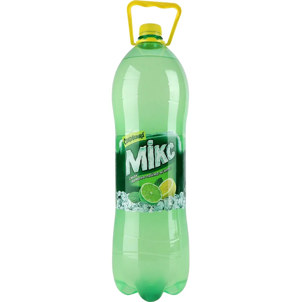 Напій Соковинка Мікс Лимон-Лайм-М'ята безалкогольний 2 л (682326) - фото 2