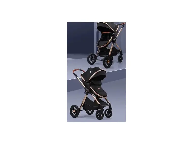Коляска універсальна 3 в 1 Kidilo H2D Khaki Beige - фото 6