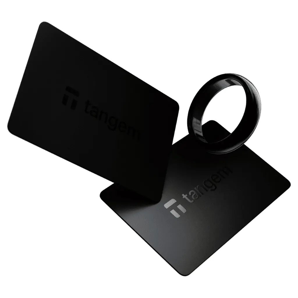 Криптогаманець Tangem Ring Wallet 2.0 набір з 2 карток та 1 кільця 8US Розмір 18.19 мм Black - фото 3