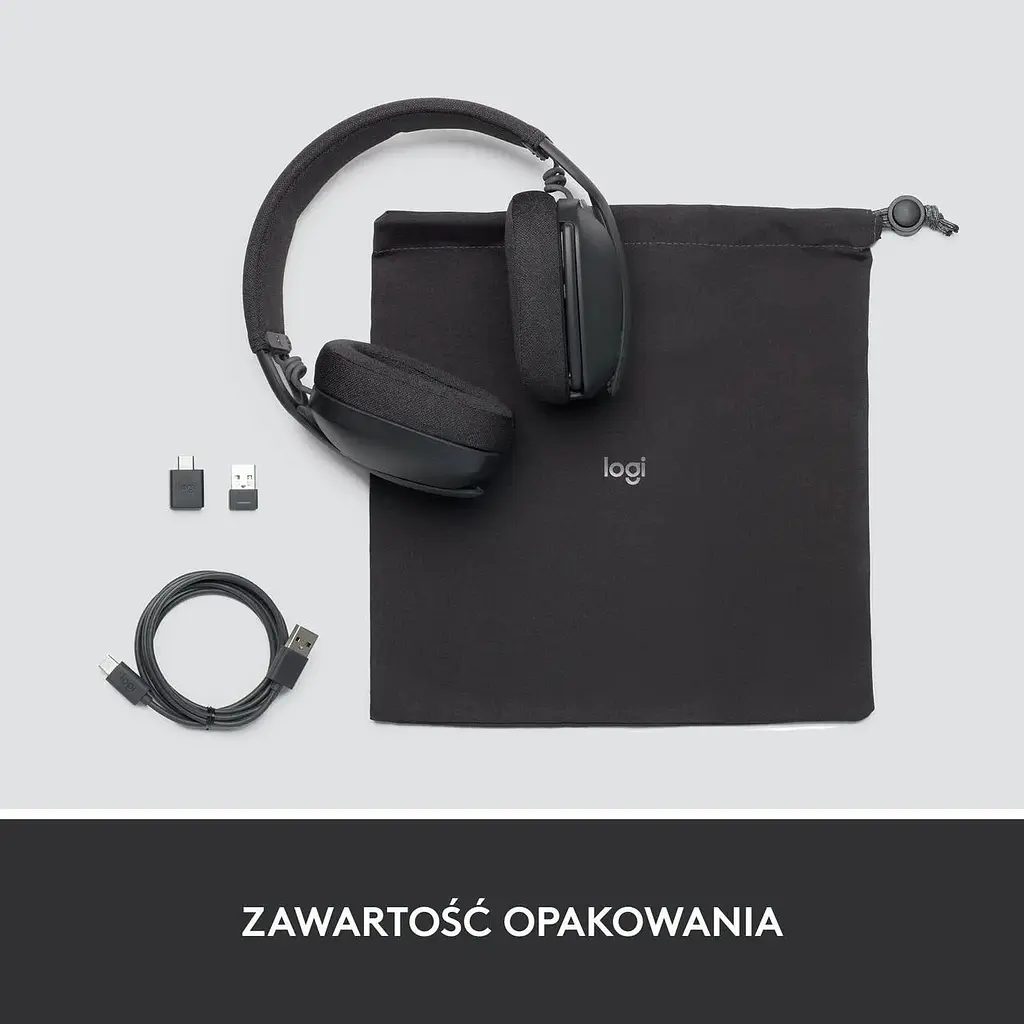 Bluetooth - гарнітура Logitech Zone Vibe Wireless MS Graphite (981-001157) - фото 5