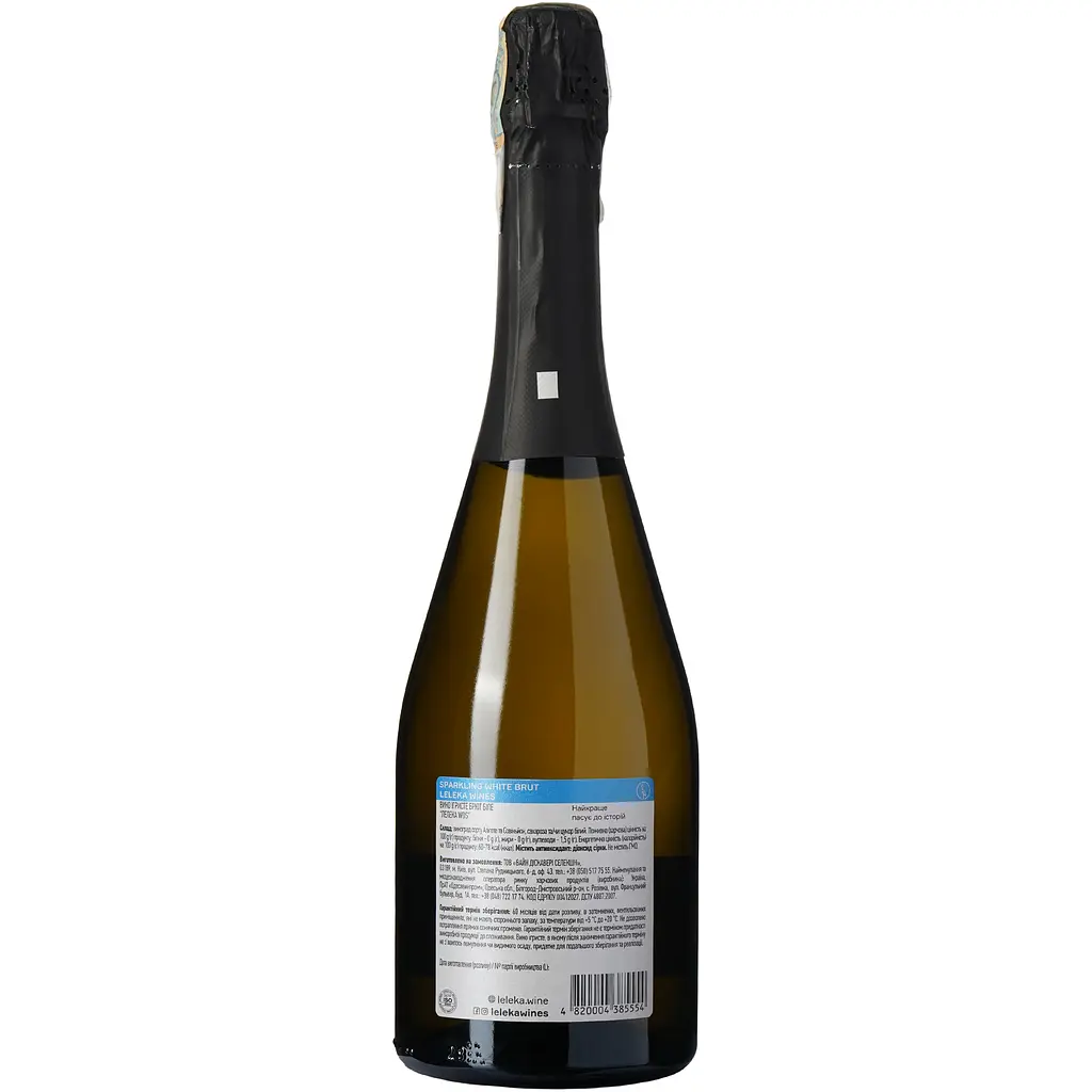 Вино ігристе Leleka Wines Brut біле брют 0.75 л - фото 3