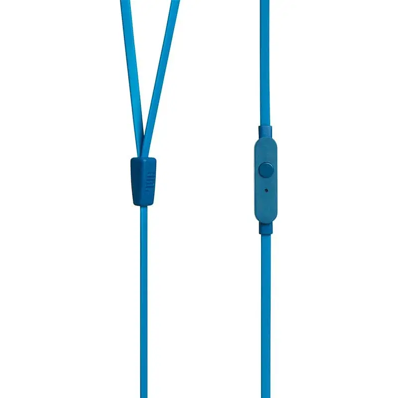 Навушники дротові - гарнітура вакуумна JBL Tune 110 Eco (JBLT110BLUE) блакитна - фото 4
