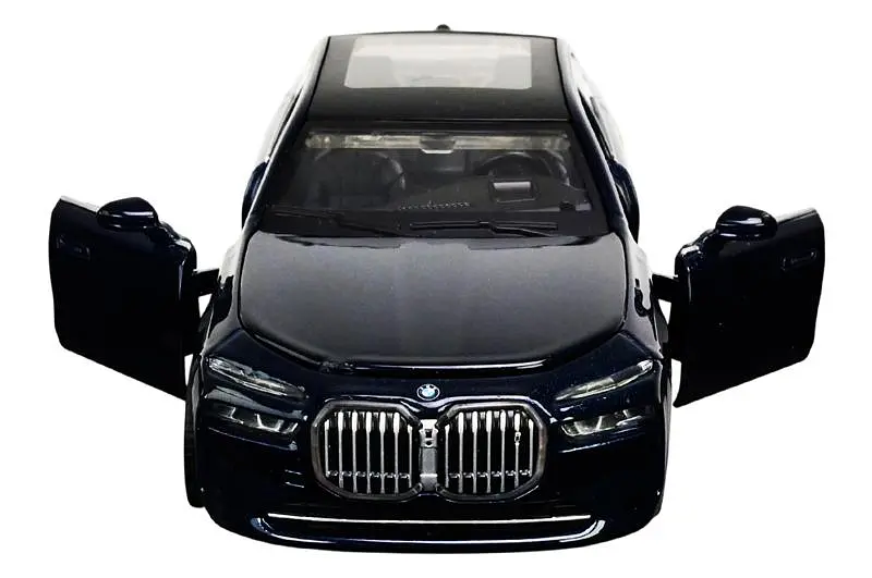 Іграшкова легкова машинка BMW I7 1:32 Автопром світлозвукові ефекти металева 68730, в коробці 20x9x9 см - фото 6