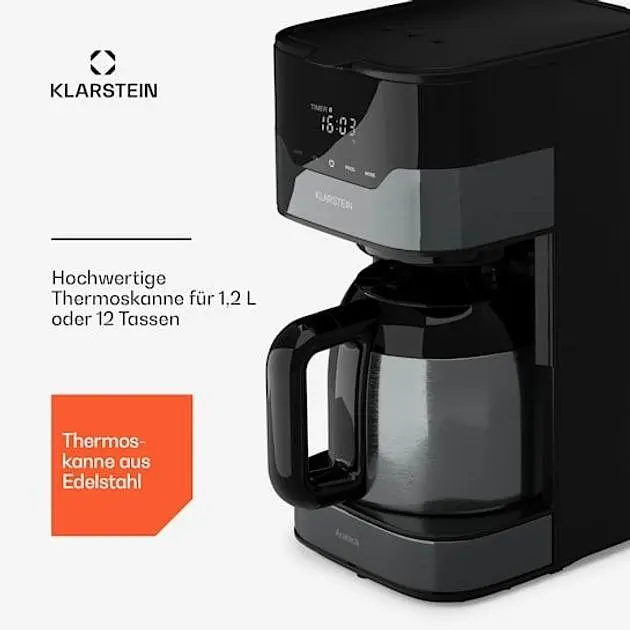 Кофеварка Klarstein Arabica EasyTouch Control 800 Вт (10045344) - фото 6