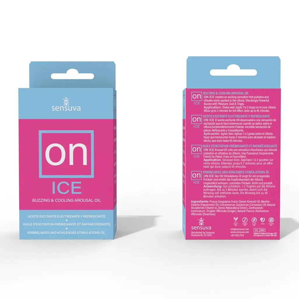 Збуджуючі краплі для клітора Sensuva ON Arousal Oil for Her Ice, 5 мл - фото 2