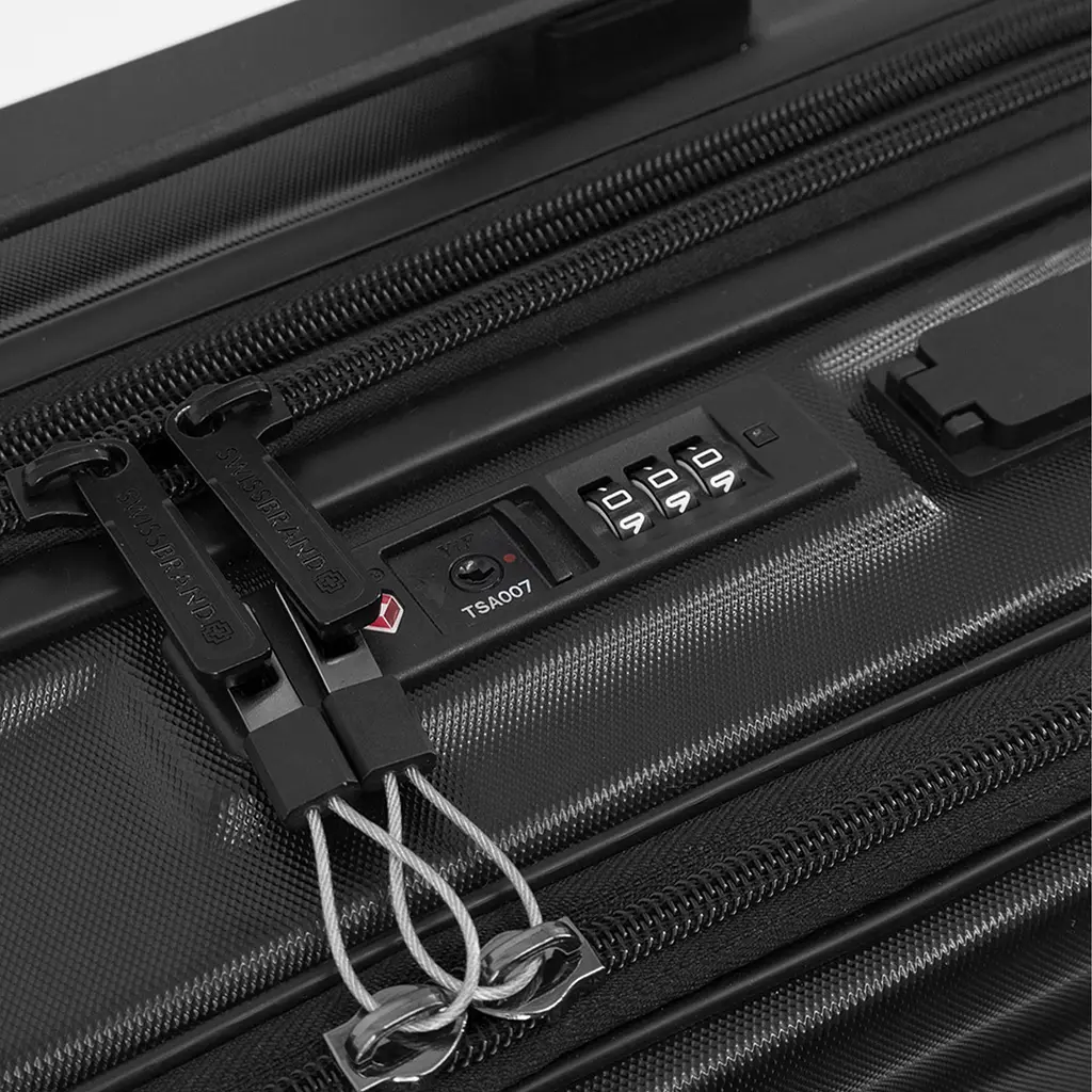 Валіза Swissbrand Freya (S) Black (SWB_LHFRE001S) - фото 3