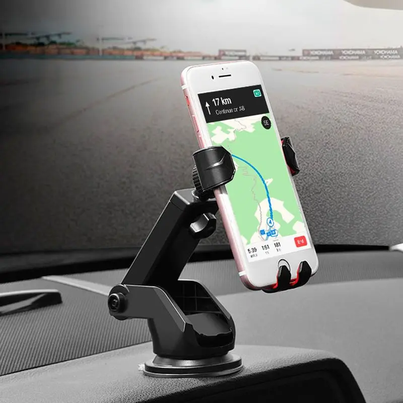 Автодержатель Hoco CA26 Car Mount Holder (Black) [73727] - фото 8
