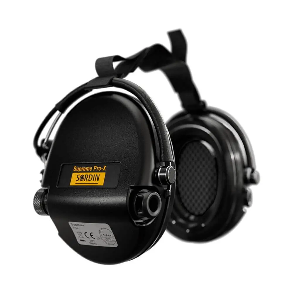 Активні захисні навушники Sordin Supreme Pro-X Neckband 76302-X-02-S із заднім тримачем під шолом (76302-X-02-S) - фото 3