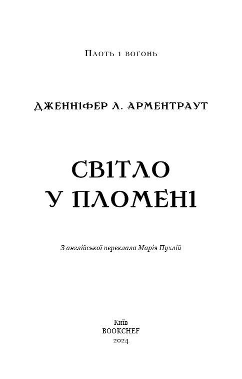 Плоть і вогонь. Книга 2: Світло у пломені - фото 3