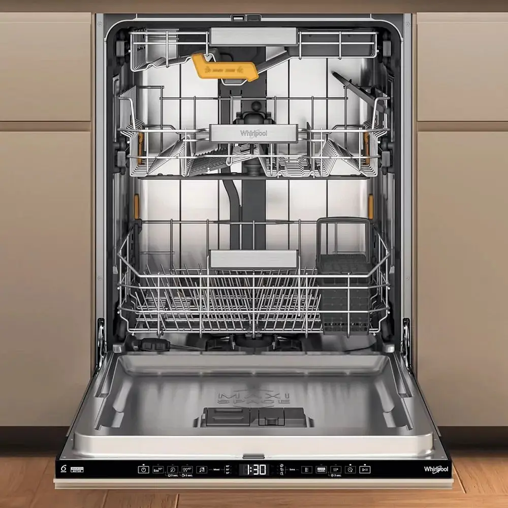 Посудомоечная машина Whirlpool встраиваемая 14компл. A+++ 60см дисплей 3й корзина белая - фото 4