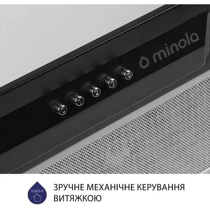 Витяжка вбудована Minola HBI 5324 BL 800 LED - фото 5