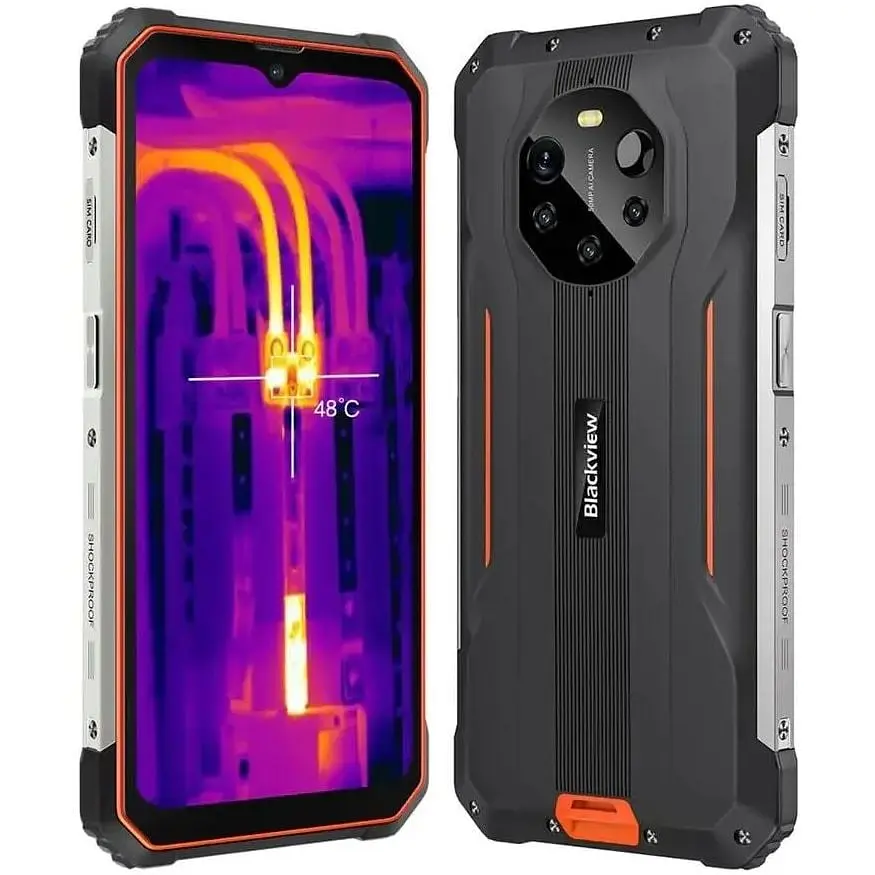 Смартфон із тепловою камерою Blackview BL8800 Pro 8/128 Orange  - фото 2