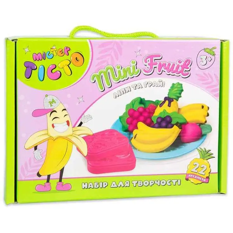 Набір для творчості STRATEG Містер тісто Mini Fruit українською мовою 41009