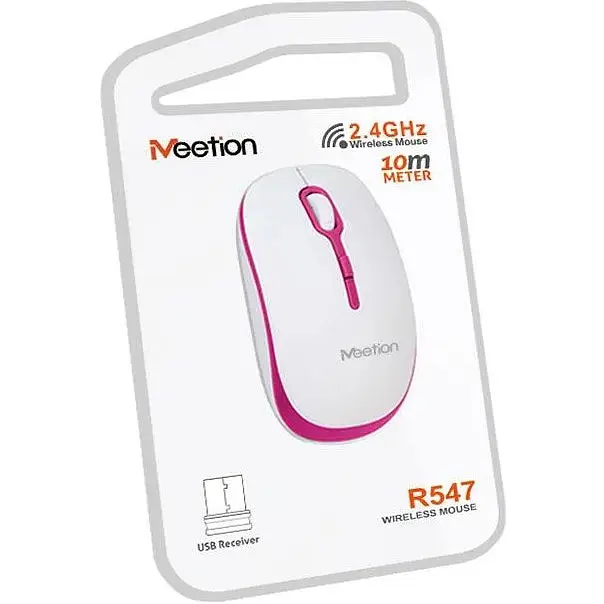 Миша MeeTion Wireless Mouse 2.4G MT-R547 біла бездротова - фото 3