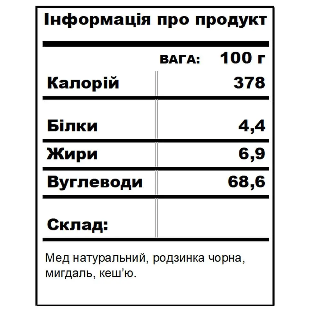 Мед Newtea Родзинки-горіхи 550 г - фото 5
