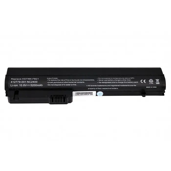 Акумуляторна батарея HP 412779-001 2400 2510p nc2400 2533t 2530p HSTNN-F822 10.8V 5200 mAh - фото 2