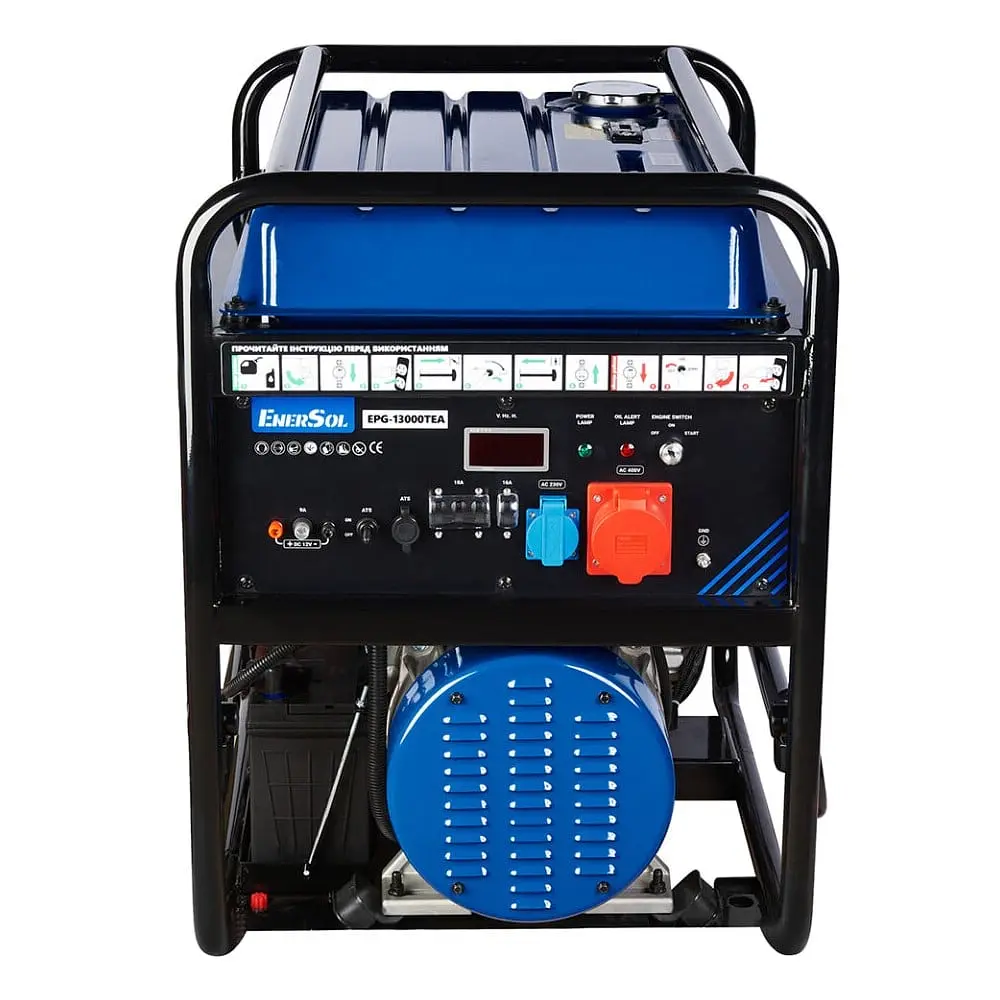Генератор бензиновий 12 кВт EnerSol EPG-13000TEA (41-00475) - фото 2