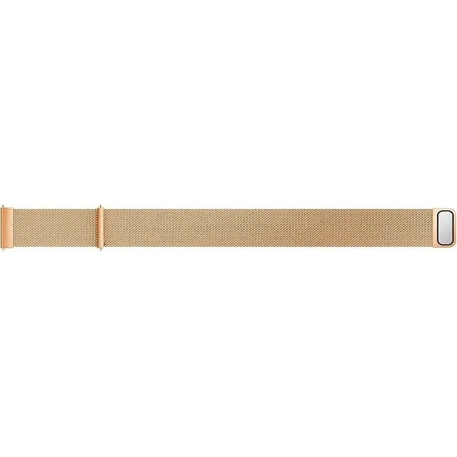 Ремінець BeCover Milanese Style для Huawei Watch GT (22 mm)/GT 2 46 mm/GT 2 Pro/GT Active/Honor Watch Magic/Magic 2/GS Pro/Dream Rose Gold (707764) - фото 2