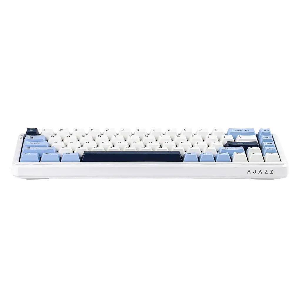 Ігрова дротова магнітна клавіатура AJAZZ AK680 MAX / RGB / Magnetic Switch / 8К / White Blue - фото 2