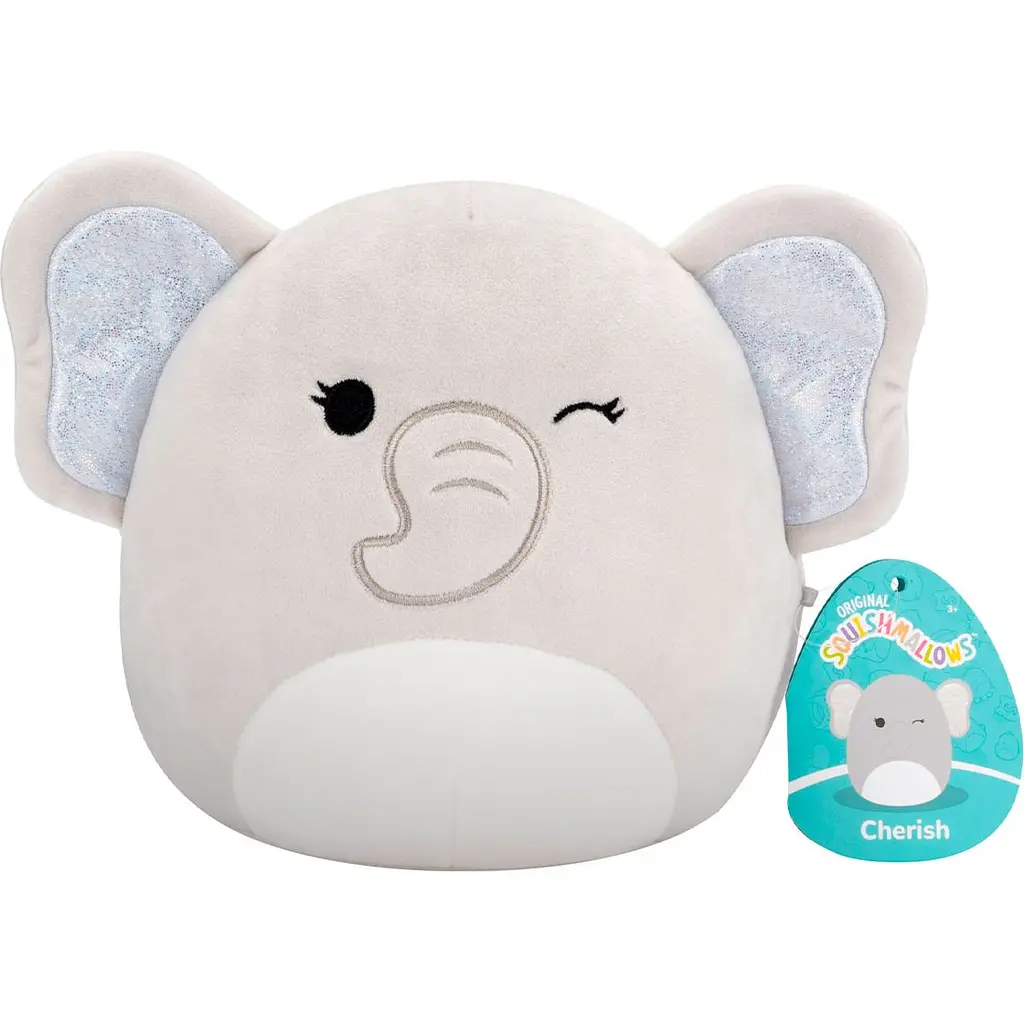 М'яка іграшка Squishmallows Слон Черіш 19 см сіра (SQCR07029) - фото 7