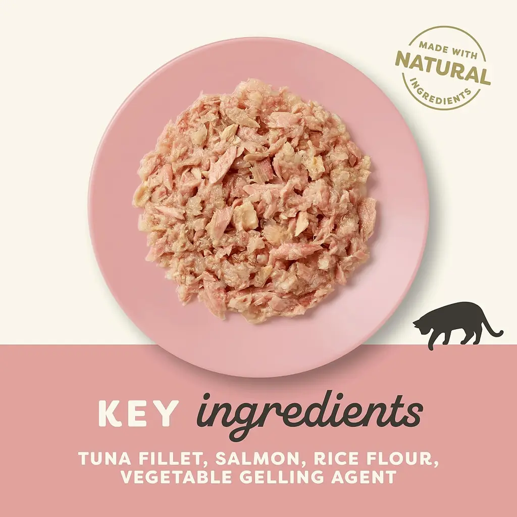Вологий корм для котів Applaws Tuna Fillet with Salmon in Broth 70g - фото 2
