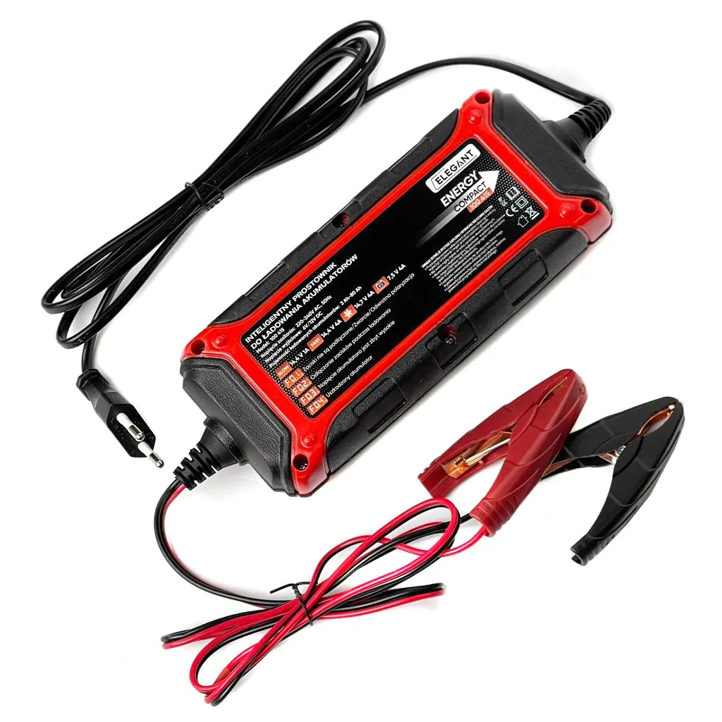 Автоматическое импульсное зарядное устройство Elegant Compact 6-12 V / 4 А (EL 100 415) - фото 3