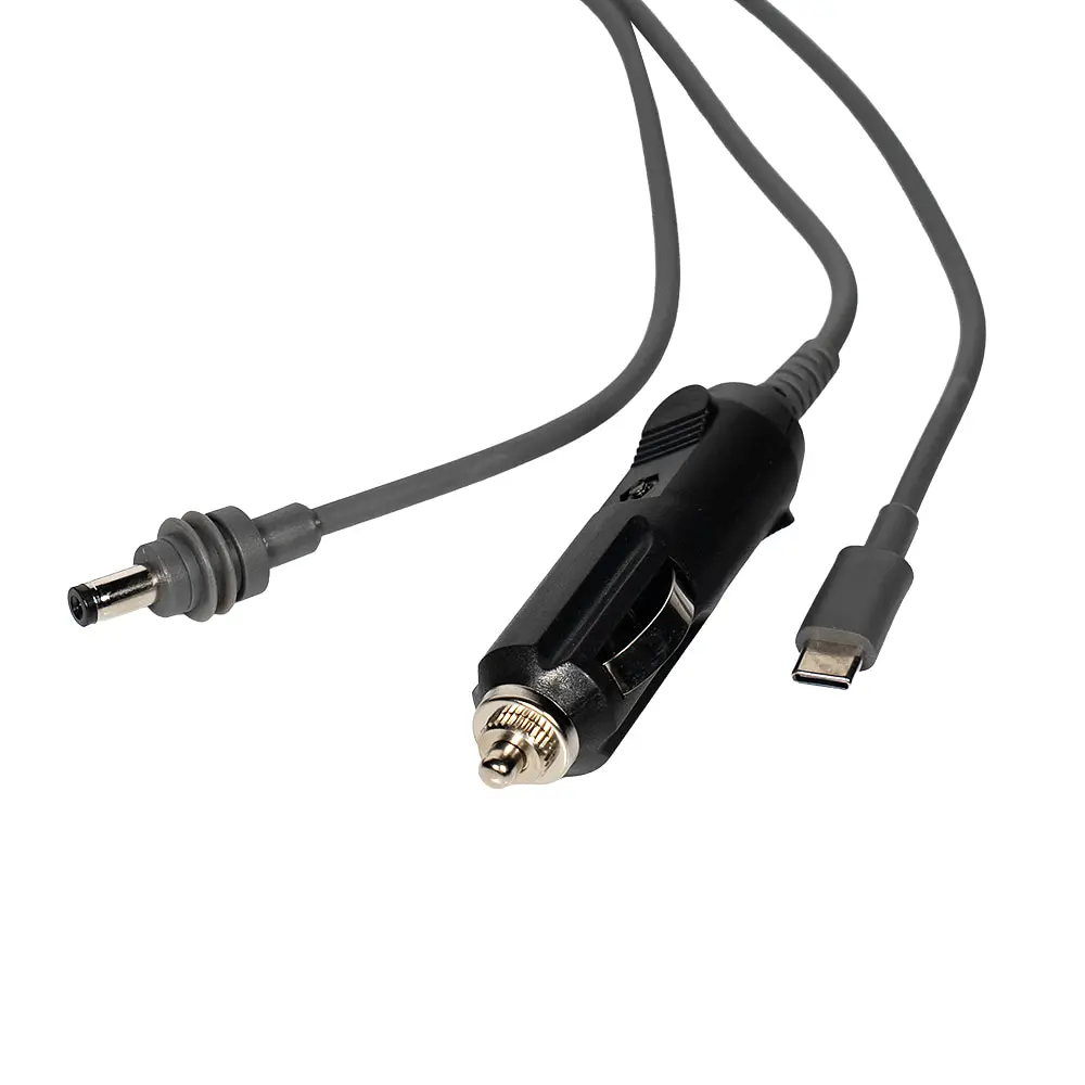 Кабель живлення 3 в 1 для Starlink Mini E-NET автомобільний прикурювач, DC Plug та USB Type-C Plug 5м (73-00657) - фото 3