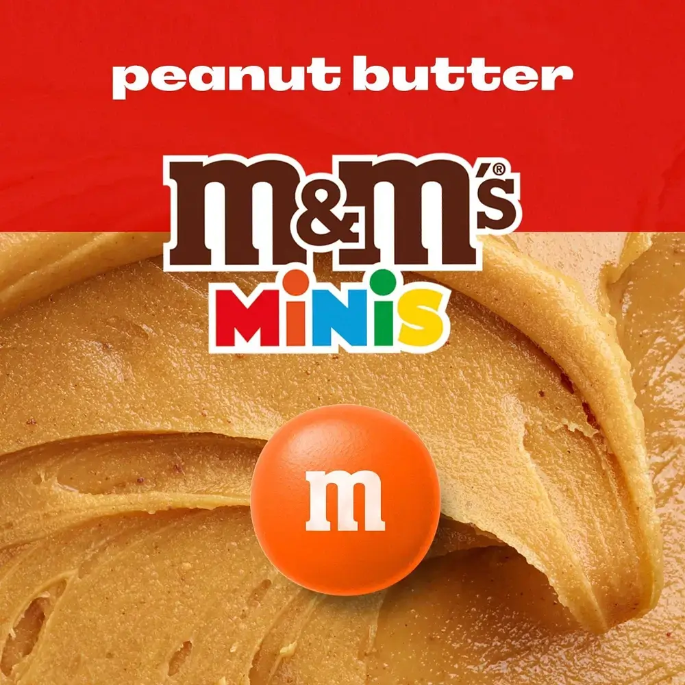 Драже M&M's Minis Halloween Peanut Butter Chocolate Candy Megatube 49.3 г - фото 9