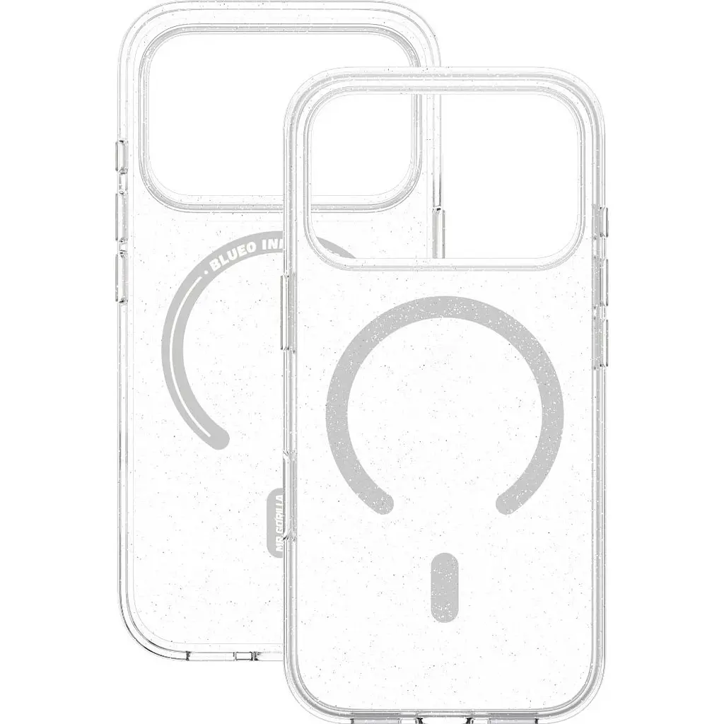 Чохол Blueo Crystal Drop Pro Case with MagSafe для Apple iPhone 17 Pro Max Glitter Transparent (B41-I17PMGTR(M)) [144728] - фото 2