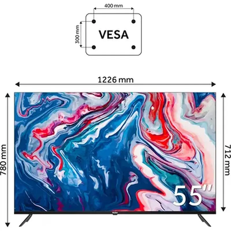 Телевизор LED HAIER H55 K801 UG - фото 5