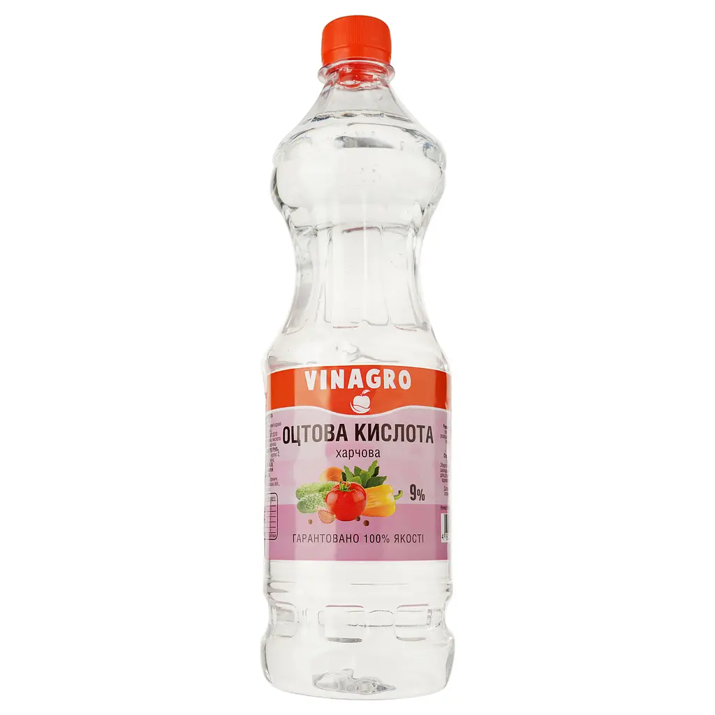 Кислота уксусная Vinagro пищевая 9%, 0,9 л - фото 2